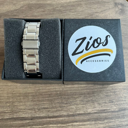 Zios Lüks Spor Erkek Kol Saati - Gümüş Renk, Yeşil Kadran, Çelik Kordon ziosks1102